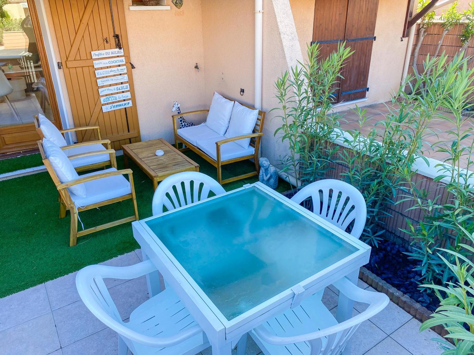 Maison "Douceurs D'Ete " Maison De Vacances Bord De Mer A Vias Plage - 600M De La Plage Et Du Canal Du Midi - Piscine Residentielle, Wifi Fibre, Activites Et Loisirs 외부 사진